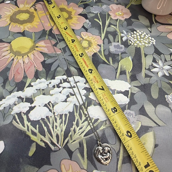 ⭐️James Avery Tender Care Charm on fine Spiga chain 18”sterling silver - Picture 8 of 9